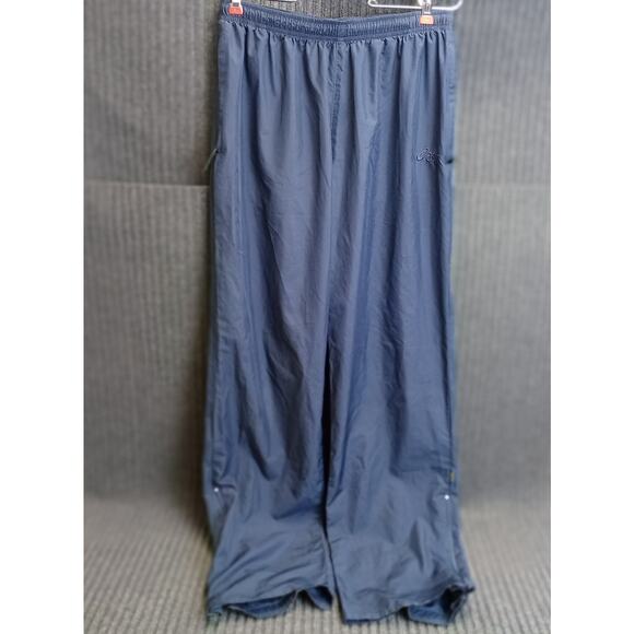 Asics HTF Athletic Windbreaker Track Men Pants Blue - Picture 1 of 8